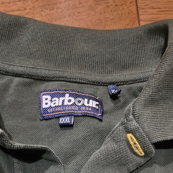 Barbour Classic Fit 100% Cotton Dark Green Short Sleeve Polo Shirt. XXXL - Picture 4 of 8